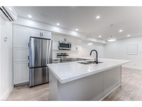 243 Water Street N, Cambridge, ON - Indoor Photo Showing Kitchen With Double Sink With Upgraded Kitchen