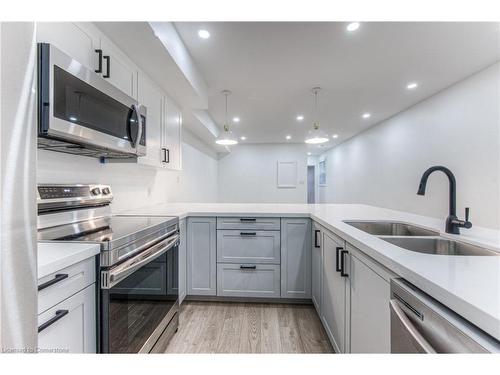 243 Water Street N, Cambridge, ON - Indoor Photo Showing Kitchen With Double Sink With Upgraded Kitchen