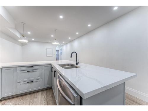 243 Water Street N, Cambridge, ON - Indoor Photo Showing Kitchen With Double Sink With Upgraded Kitchen