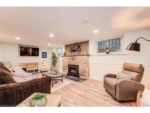 135 Union Street W, Fergus, ON - Indoor Photo Showing Living Room With Fireplace