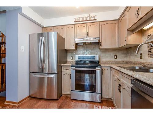 2 Benesfort Drive, Kitchener, ON - Indoor Photo Showing Kitchen With Stainless Steel Kitchen With Double Sink