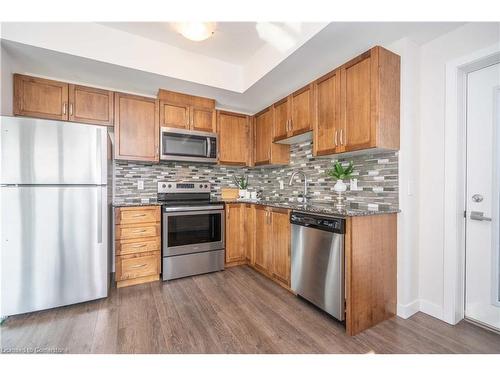 202-175 Commonwealth Street, Kitchener, ON - Indoor Photo Showing Kitchen