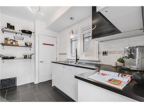 11 Sheldon Avenue S, Kitchener, ON - Indoor Photo Showing Kitchen With Double Sink