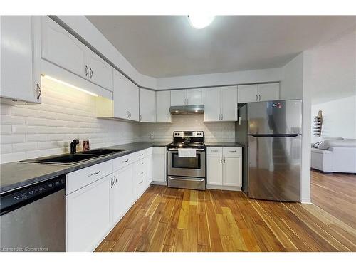 80 Burnham Court, Stratford, ON - Indoor Photo Showing Kitchen With Double Sink