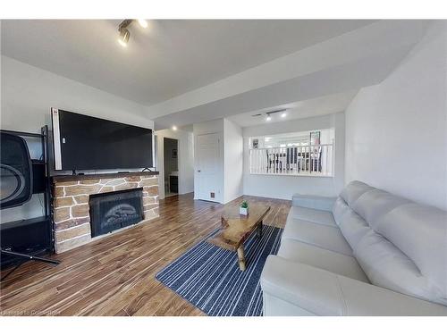 80 Burnham Court, Stratford, ON - Indoor Photo Showing Living Room With Fireplace