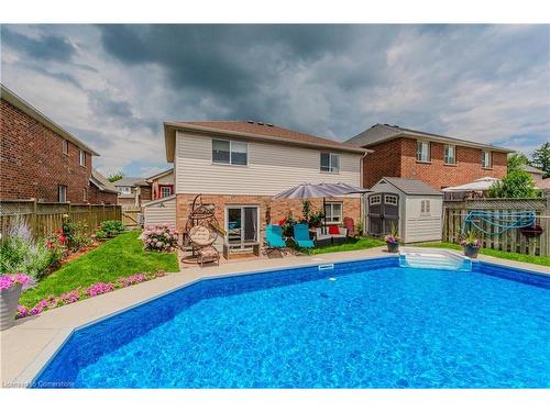 59 Lavender Road, Cambridge, ON - Outdoor With In Ground Pool With Backyard