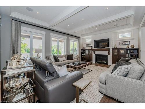 188 Redtail Street, Kitchener, ON - Indoor Photo Showing Living Room With Fireplace