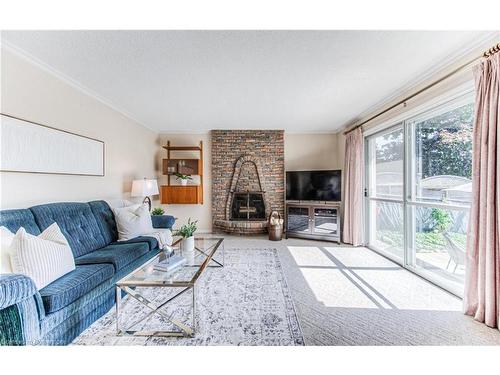 59 Elm Ridge Drive, Kitchener, ON - Indoor Photo Showing Living Room With Fireplace