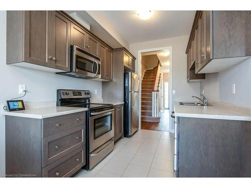 123 Courtney Street, Fergus, ON - Indoor Photo Showing Kitchen With Stainless Steel Kitchen With Double Sink