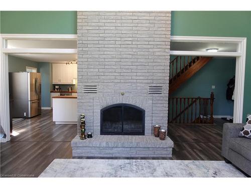 373376 6Th Line, Amaranth, ON - Indoor Photo Showing Living Room With Fireplace