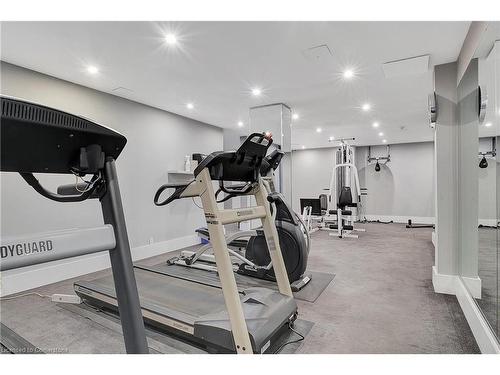 1501-55 Green Valley Drive, Kitchener, ON - Indoor Photo Showing Gym Room