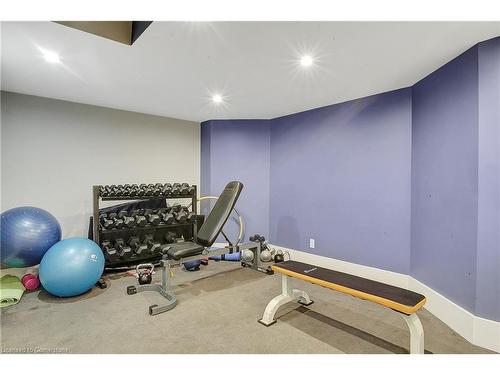 1501-55 Green Valley Drive, Kitchener, ON - Indoor Photo Showing Gym Room