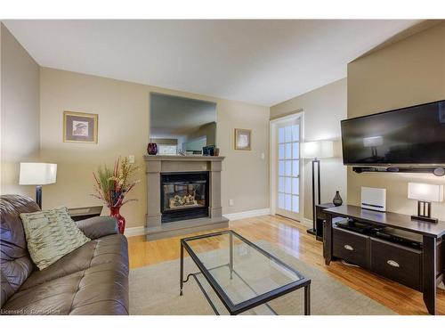 107 Cameron Street N, Kitchener, ON - Indoor Photo Showing Living Room With Fireplace