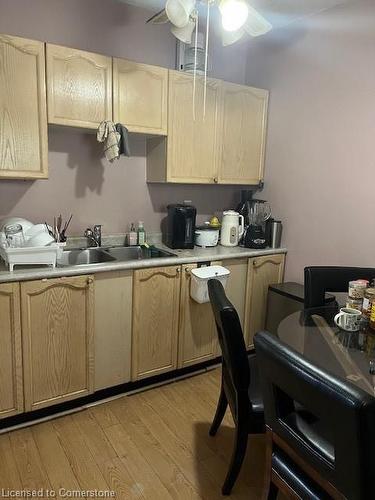 30 Eby Street N, Kitchener, ON - Indoor Photo Showing Kitchen With Double Sink