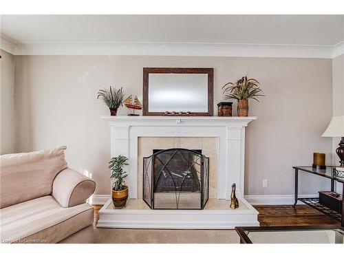 12 Byron Avenue, Cambridge, ON - Indoor Photo Showing Living Room With Fireplace