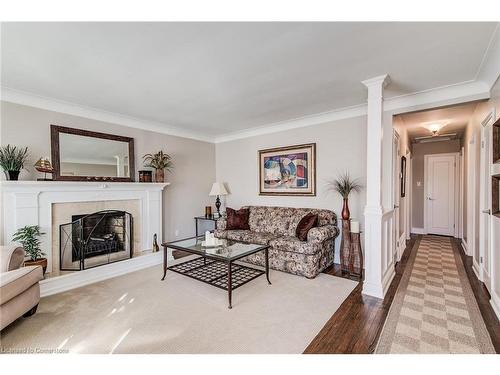 12 Byron Avenue, Cambridge, ON - Indoor Photo Showing Living Room With Fireplace