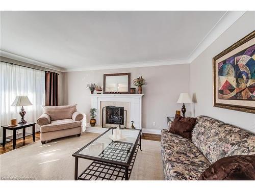 12 Byron Avenue, Cambridge, ON - Indoor Photo Showing Living Room With Fireplace