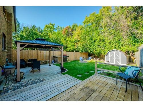 98 Scenic Drive, Kitchener, ON - Outdoor With Deck Patio Veranda With Backyard