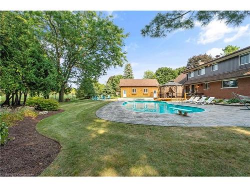 728 Country Squire Road, Waterloo, ON - Outdoor With In Ground Pool With Backyard With Exterior