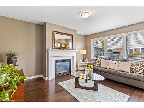 38 Manhattan Circle, Cambridge, ON - Indoor Photo Showing Living Room With Fireplace