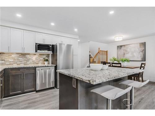 670 Wild Ginger Avenue, Waterloo, ON - Indoor Photo Showing Kitchen With Stainless Steel Kitchen With Upgraded Kitchen