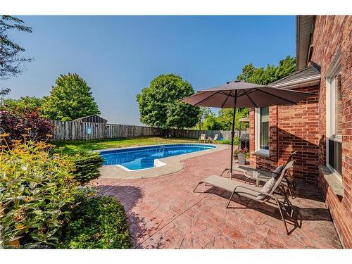 22 Pezzack Street, Cambridge, ON - Outdoor With In Ground Pool With Backyard