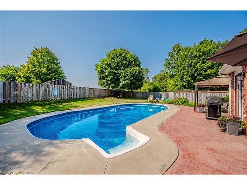 22 Pezzack Street, Cambridge, ON - Outdoor With In Ground Pool With Backyard