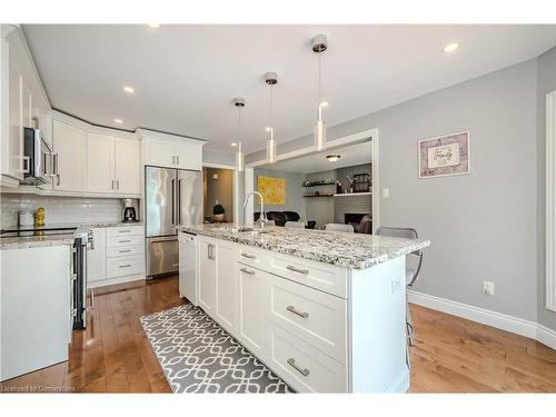 22 Pezzack Street, Cambridge, ON - Indoor Photo Showing Kitchen With Stainless Steel Kitchen With Upgraded Kitchen