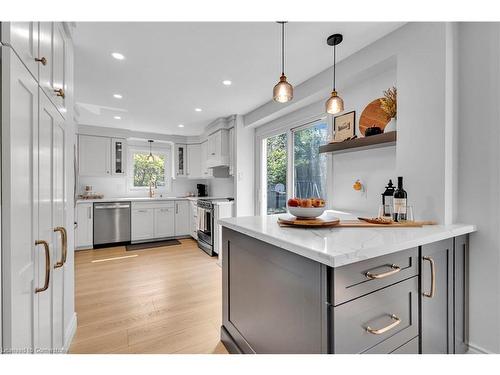 227 Haldane Court, Waterloo, ON - Indoor Photo Showing Kitchen With Upgraded Kitchen