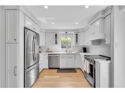 227 Haldane Court, Waterloo, ON - Indoor Photo Showing Kitchen With Upgraded Kitchen