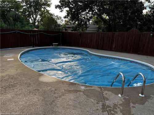 34 Appalachian Crescent, Kitchener, ON - Outdoor With In Ground Pool With Backyard