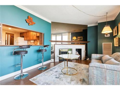 3503-3303 Don Mills Road, North York, ON - Indoor Photo Showing Living Room With Fireplace