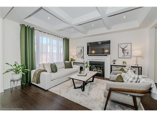 43 Georgina Street, Kitchener, ON - Indoor Photo Showing Living Room With Fireplace