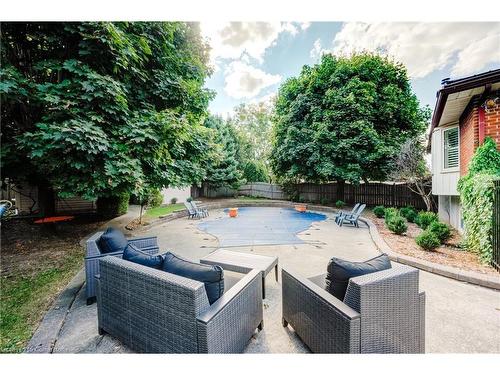 2035 Old Mill Road, Kitchener, ON - Outdoor With In Ground Pool