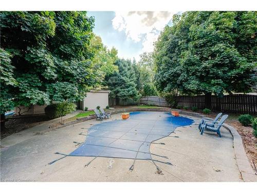 2035 Old Mill Road, Kitchener, ON - Outdoor With In Ground Pool With Backyard