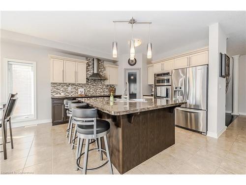 15 Doon Creek Street, Kitchener, ON - Indoor Photo Showing Kitchen With Stainless Steel Kitchen With Upgraded Kitchen