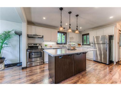 242 Huck Crescent, Kitchener, ON - Indoor Photo Showing Kitchen With Stainless Steel Kitchen With Upgraded Kitchen