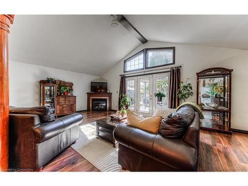 242 Huck Crescent, Kitchener, ON - Indoor Photo Showing Living Room With Fireplace