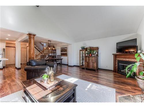 242 Huck Crescent, Kitchener, ON - Indoor Photo Showing Living Room With Fireplace