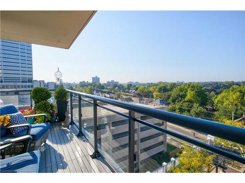 709-155 Caroline Street S, Waterloo, ON - Outdoor With Balcony With View