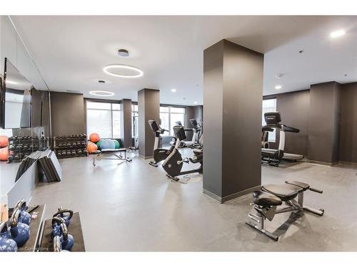 709-155 Caroline Street S, Waterloo, ON - Indoor Photo Showing Gym Room