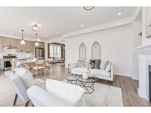 70 Harpin Way W, Fergus, ON - Indoor Photo Showing Living Room With Fireplace