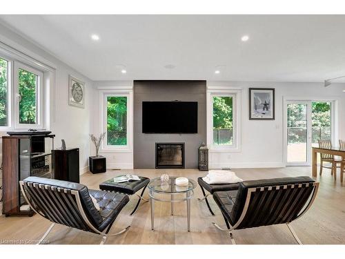 2208 Red Thorne Avenue, London, ON - Indoor Photo Showing Living Room With Fireplace