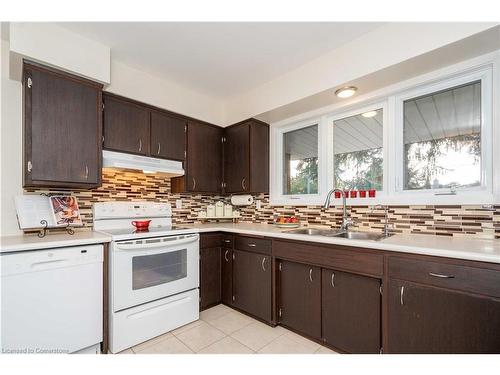 10 Wilkins Drive, Kitchener, ON - Indoor Photo Showing Kitchen With Double Sink