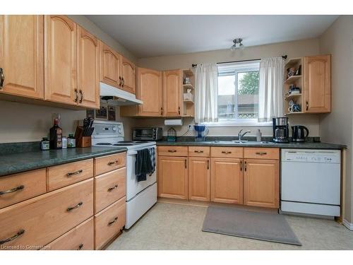 69 Glen Park Crescent, Kitchener, ON - Indoor Photo Showing Kitchen With Double Sink