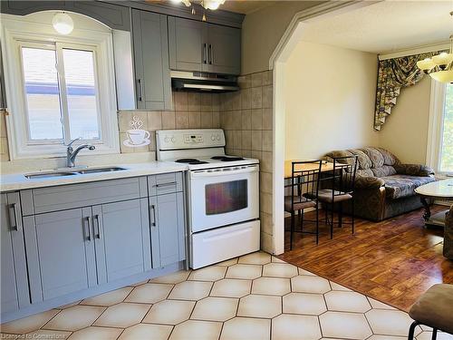 63 Old Carriage Drive, Kitchener, ON - Indoor Photo Showing Kitchen With Double Sink