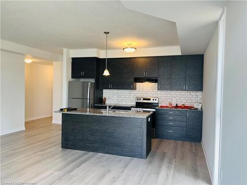 14-142 Foamflower Place, Waterloo, ON - Indoor Photo Showing Kitchen With Upgraded Kitchen