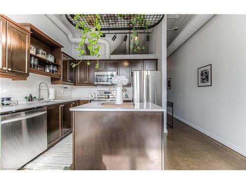 306-404 King Street W, Kitchener, ON - Indoor Photo Showing Kitchen With Stainless Steel Kitchen