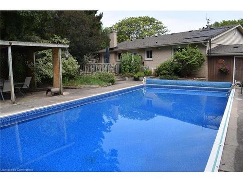 87 Uplands Drive, Kitchener, ON - Outdoor With In Ground Pool With Backyard