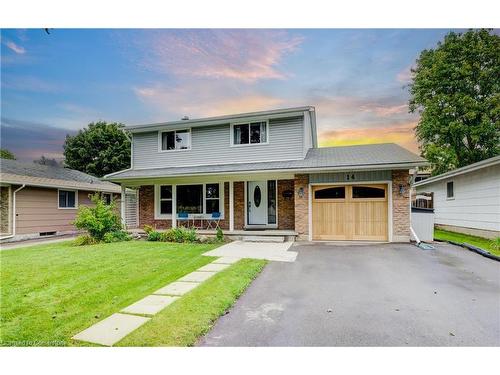 14 Lewis Crescent, Kitchener, ON - Outdoor With Facade